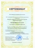 Кузнецова НВ Алексеев Д.Е. Новосибирск 2013. Сертификат
